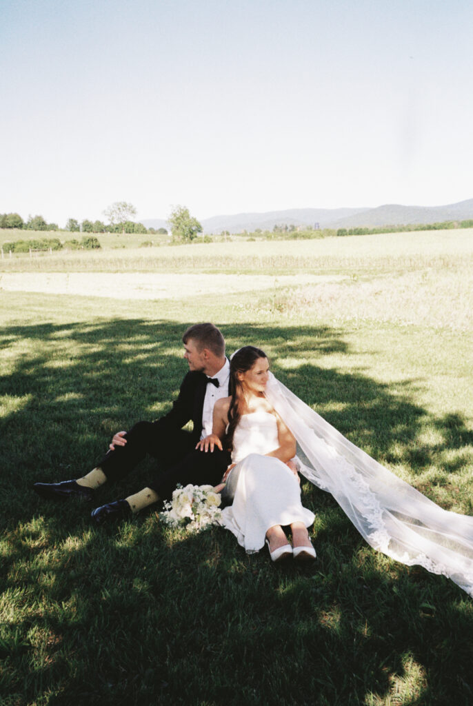 Waynesboro va summer wedding 35mm film anna greyson photo